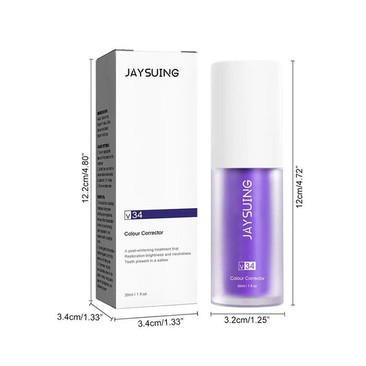 Jaysuing Purple Teeth Whitening Toothpaste ORIGINAL FREE HOME DELIEVERY ALL OVER KSA